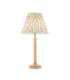 Twist & Leaf 25cm Table Lamp Oak Resin Herb Garden Green-1