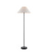 Arlo & Avalon 52cm Floor Lamp Matt Black Natural Linen-1