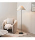 Arlo & Avalon 52cm Floor Lamp Matt Black Natural Linen-2