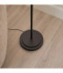Arlo & Avalon 52cm Floor Lamp Matt Black Natural Linen-4
