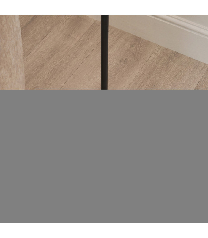 Arlo & Ayla 53cm Floor Lamp Matt Black Vintage White Cotton-5