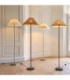 Arlo & Rattan 52cm Floor Lamp Matt Black Dark Rattan-7