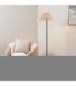 Arlo & Rattan 52cm Floor Lamp Matt Black Natural Rattan-2