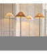 Arlo & Rattan 52cm Floor Lamp Matt Black Natural Rattan-7
