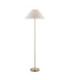Arlo & Avalon 52cm Floor Lamp Antique Brass Natural Linen-1