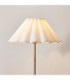 Arlo & Ayla 53cm Floor Lamp Antique Brass Vintage White Cotton-3