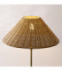 Arlo & Rattan 52cm Floor Lamp Antique Brass Dark Rattan-3