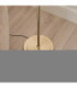 Arlo & Rattan 52cm Floor Lamp Antique Brass Natural Rattan-5