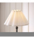 Sylvie Table Lamp Matt Black Vintage White Cotton-4