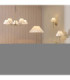 Sylvie Table Lamp Antique Brass Vintage White Cotton-8
