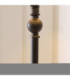 Sylvie Floor Lamp Matt Black Vintage White Cotton-4