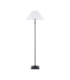 Sylvie Floor Lamp Matt Black Vintage White Cotton-7