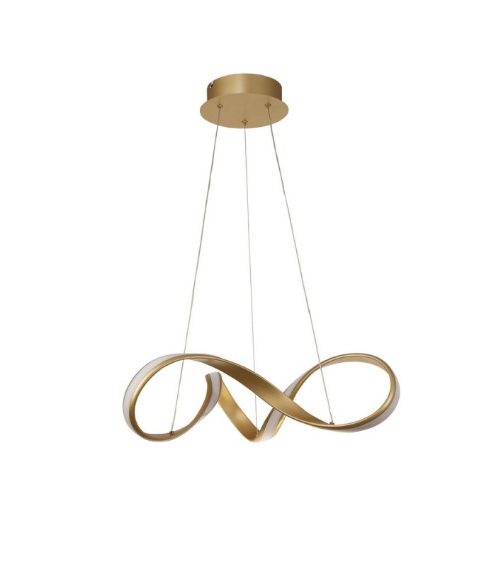 Small Ceiling Pendant, 1 x 30W LED, 3000K, 1800lm, Sand Gold - 3