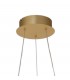 Small Ceiling Pendant, 1 x 30W LED, 3000K, 1800lm, Sand Gold - 4