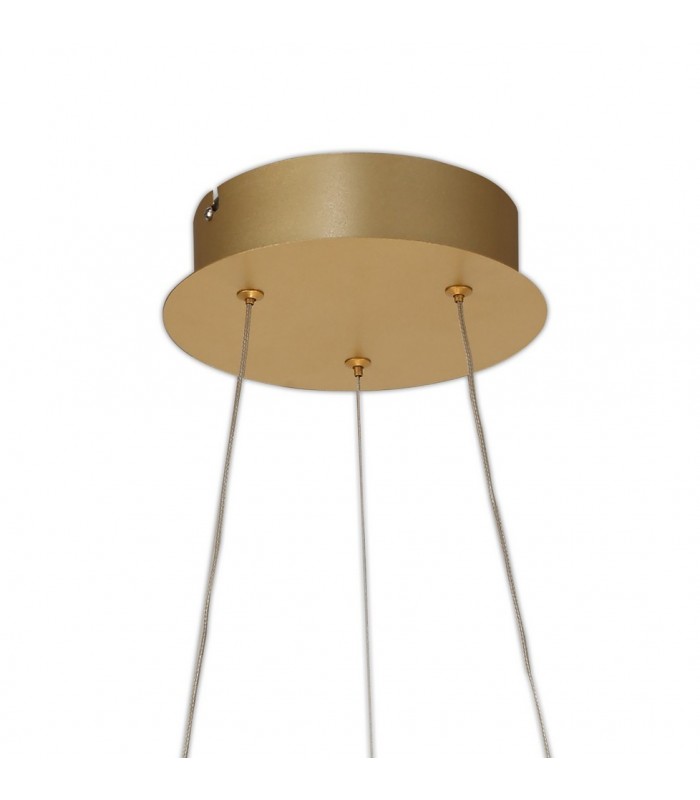 Small Ceiling Pendant, 1 x 30W LED, 3000K, 1800lm, Sand Gold - 4