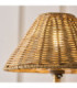 Jericho Wall Lamp Antique Brass Dark Rattan-6