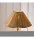 Jericho Table Lamp Antique Brass Dark Rattan-4