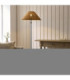 Jericho Floor Lamp Matt Black Dark Rattan-2