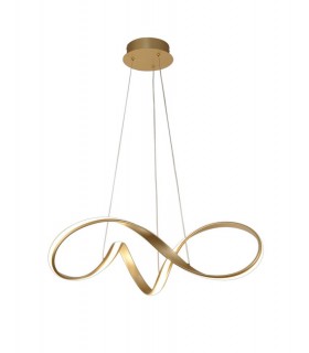 Medium Ceiling Pendant, 1 x 39W LED, 3000K, 2152lm, Sand Gold - 1