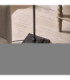 Jericho Floor Lamp Matt Black Dark Rattan-6