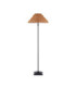 Jericho Floor Lamp Matt Black Dark Rattan-7