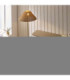Jericho Floor Lamp Antique Brass Dark Rattan-3