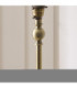 Jericho Floor Lamp Antique Brass Dark Rattan-7