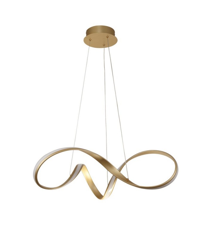 Medium Ceiling Pendant, 1 x 39W LED, 3000K, 2152lm, Sand Gold - 3