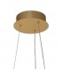 Medium Ceiling Pendant, 1 x 39W LED, 3000K, 2152lm, Sand Gold - 4