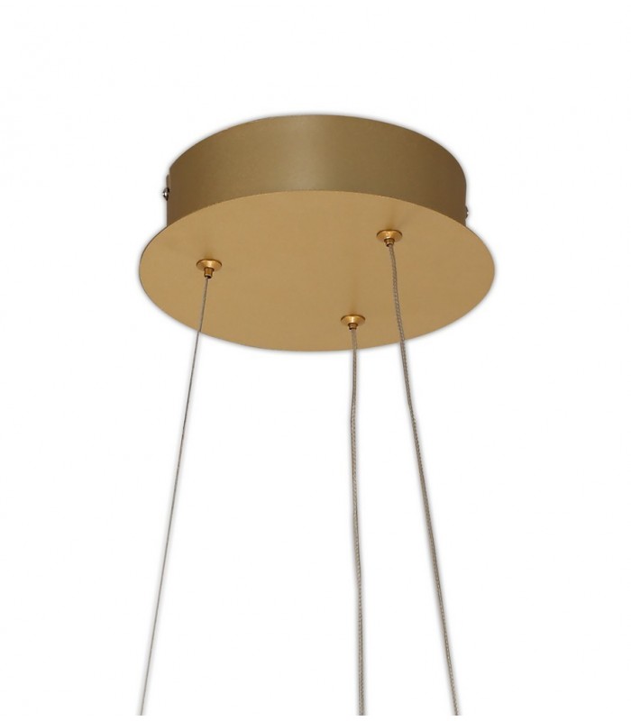 Medium Ceiling Pendant, 1 x 39W LED, 3000K, 2152lm, Sand Gold - 4