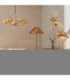 Jericho Multi Arm Pendant Light Antique Brass Dark Rattan-8