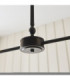 Jericho Multi Arm Pendant Light Matt Black Dark Rattan-6