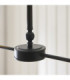 Jericho Multi Arm Pendant Light Matt Black Dark Rattan-7