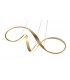 Medium Ceiling Pendant, 1 x 39W LED, 3000K, 2152lm, Sand Gold - 5
