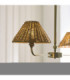 Jericho Multi Arm Pendant Light Antique Brass Dark Rattan-5