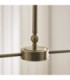 Jericho Multi Arm Pendant Light Antique Brass Dark Rattan-6