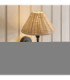 Jericho Wall Lamp Matt Black Natural Rattan-3