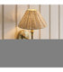 Jericho Wall Lamp Antique Brass Natural Rattan-4
