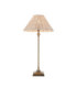 Jericho Table Lamp Antique Brass Natural Rattan-1