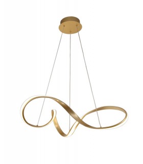 Large Ceiling Pendant, 1 x 42W LED, 3000K, 2513lm, Sand Gold - 1