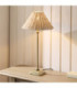 Jericho Table Lamp Antique Brass Natural Rattan-3