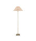 Jericho Floor Lamp Antique Brass Natural Rattan-1
