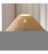 Jericho Floor Lamp Antique Brass Natural Rattan-3