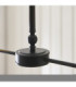 Jericho Multi Arm Pendant Light Matt Black Natural Rattan-8