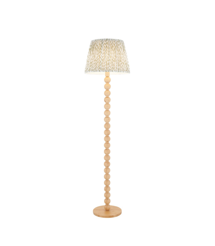 Cane & Leaf 40cm Floor Lamp Natural Bamboo Herb Garden Green-1