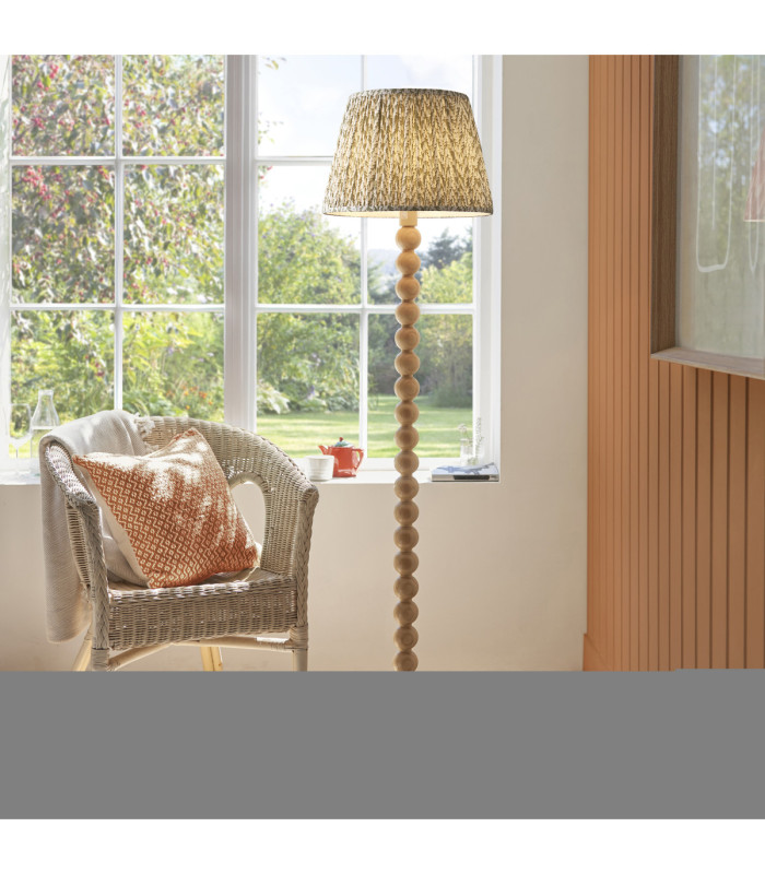 Cane & Leaf 40cm Floor Lamp Natural Bamboo Herb Garden Green-2
