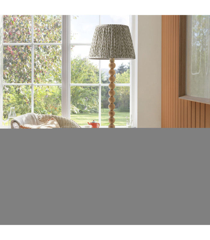Cane & Leaf 40cm Floor Lamp Natural Bamboo Herb Garden Green-3