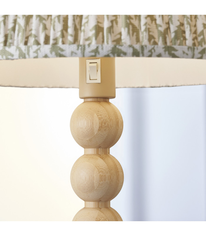 Cane & Leaf 40cm Floor Lamp Natural Bamboo Herb Garden Green-4