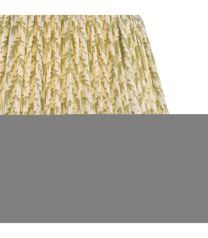 Eltham & Leaf 40cm Cylindrical Pendant Light Brushed Aged Brass Herb Garden Green-6