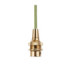 Eltham & Leaf 40cm Cylindrical Pendant Light Brushed Aged Brass Herb Garden Green-7